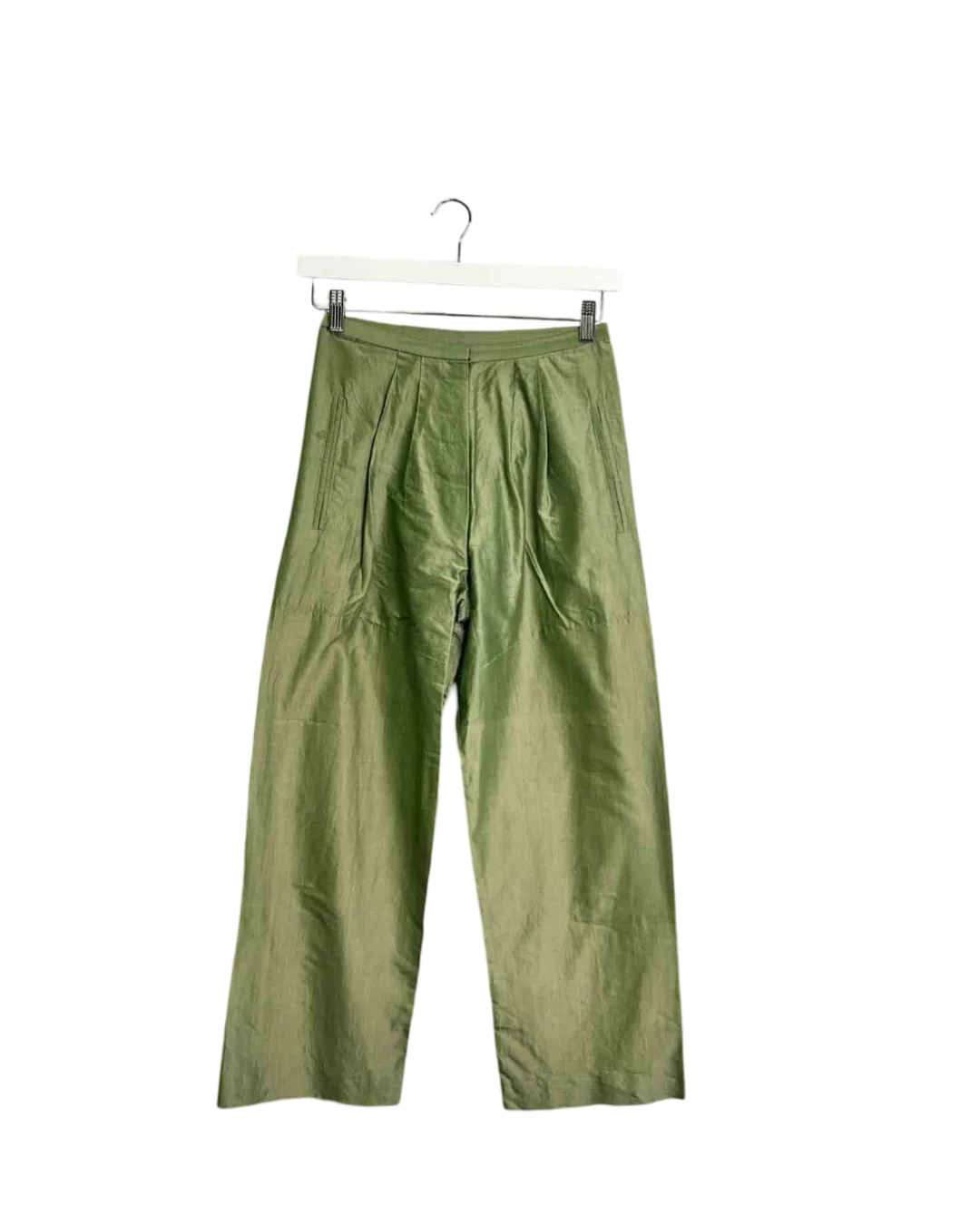 Size 1 (8) - Vintage Akira Sage Green Silk Blend Pants