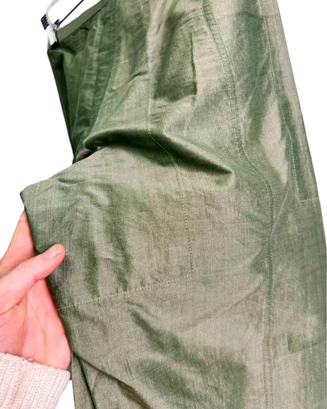 Size 1 (8) - Vintage Akira Sage Green Silk Blend Pants