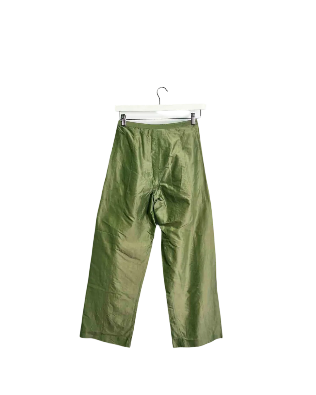 Size 1 (8) - Vintage Akira Sage Green Silk Blend Pants