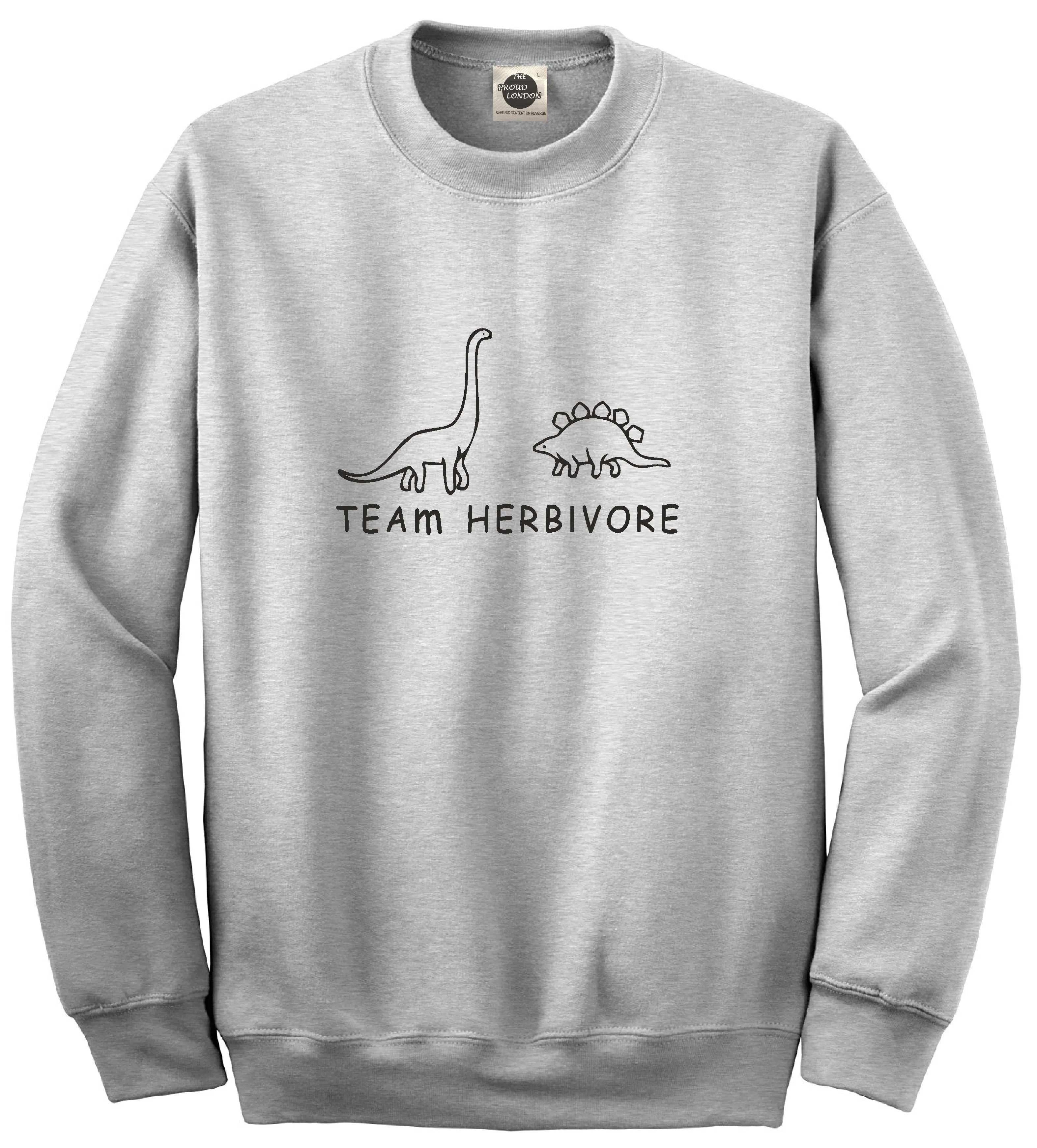 Team Herbivore | Organic Cotton| Crewneck Jumper| Unisex