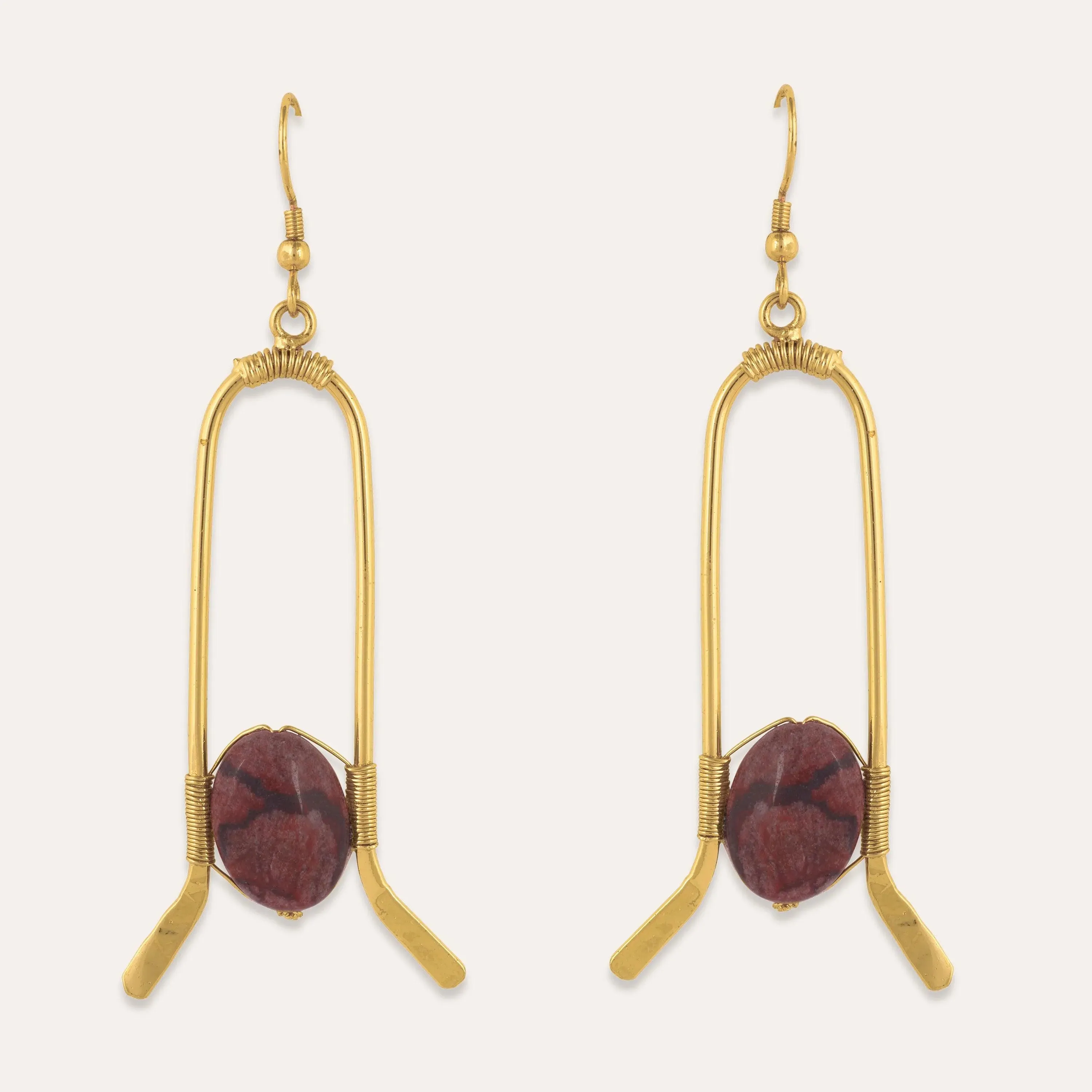 TFC Happyhop Gold Plated Dangler Earrings