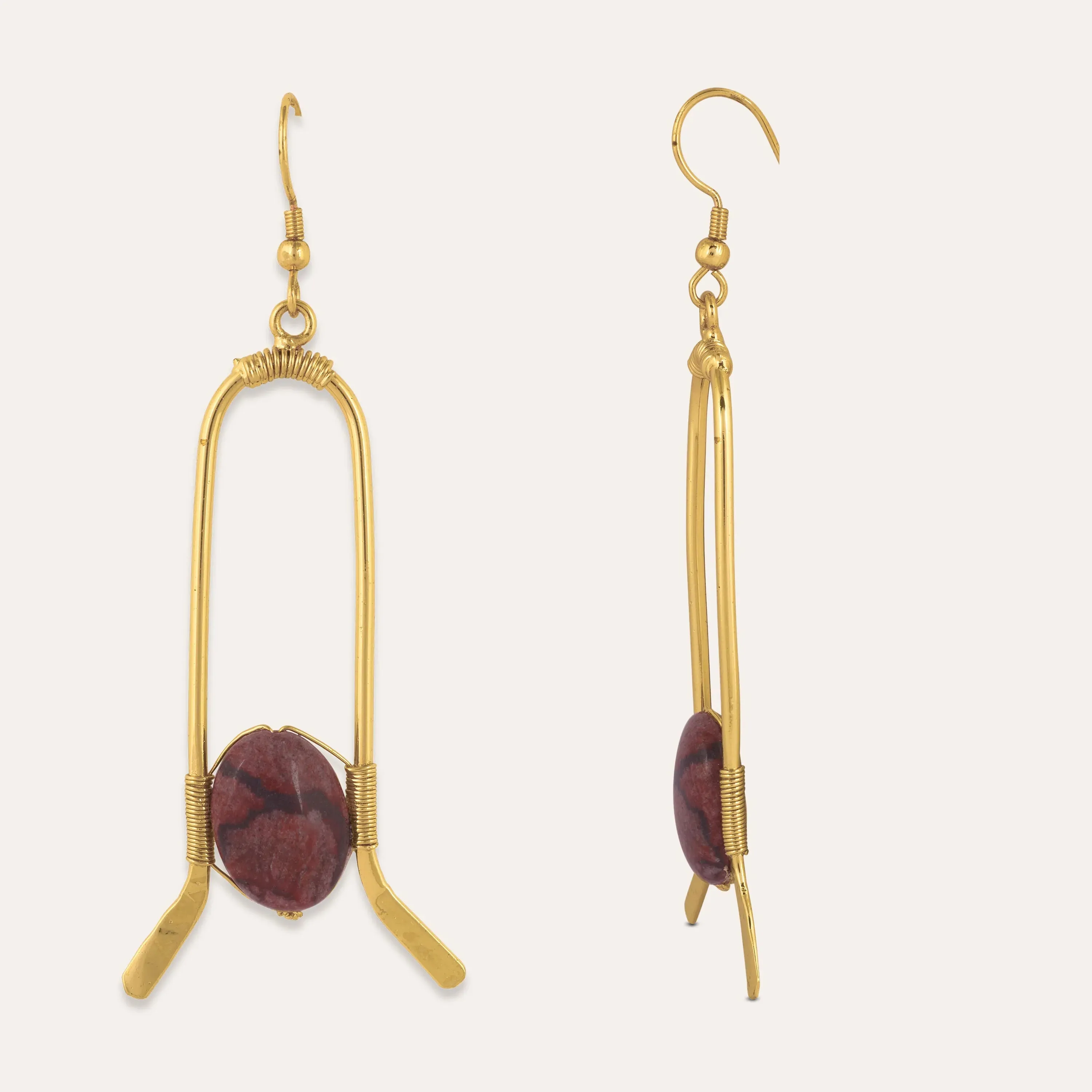 TFC Happyhop Gold Plated Dangler Earrings