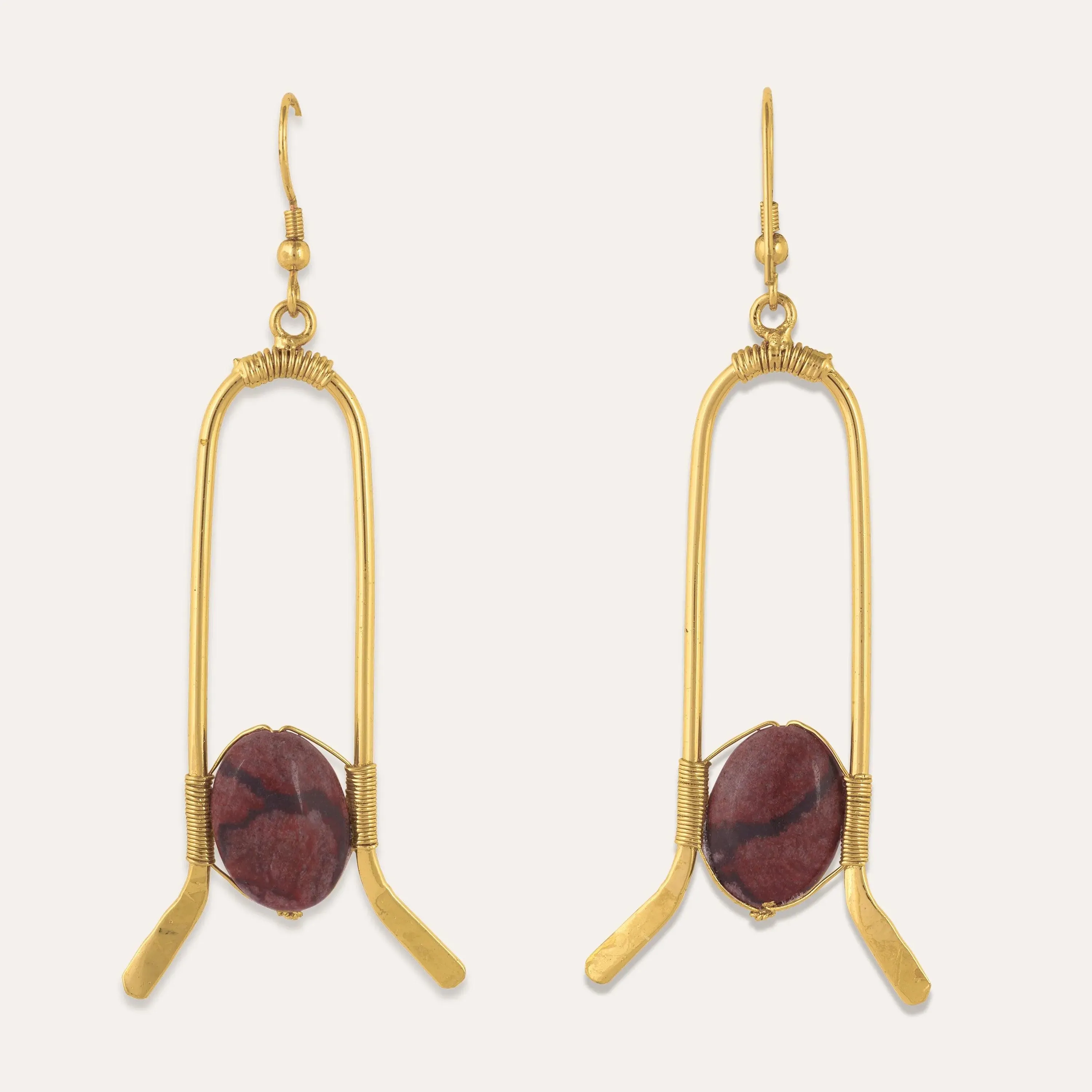 TFC Happyhop Gold Plated Dangler Earrings