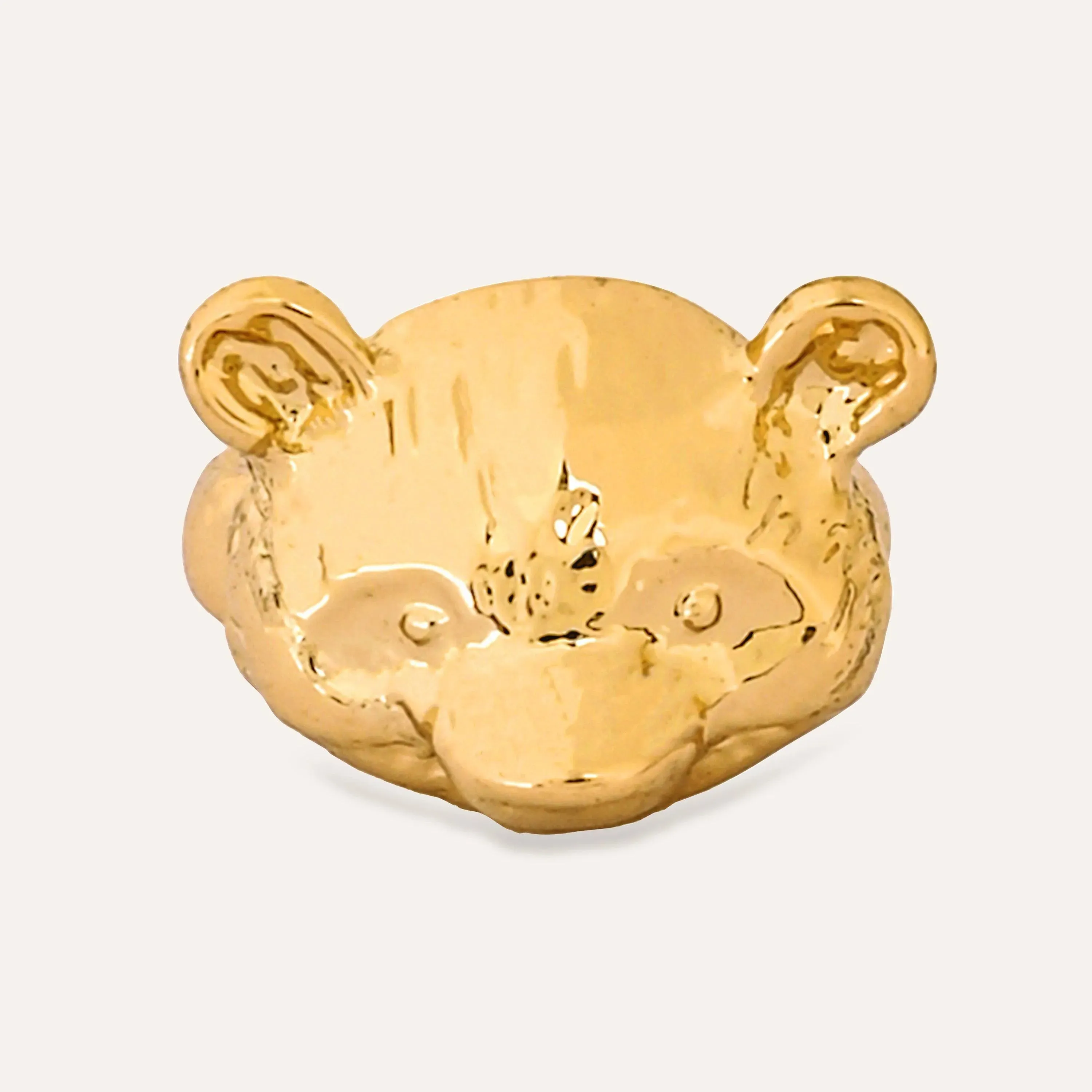 TFC Pooh Gold Plated Adjustable Ring