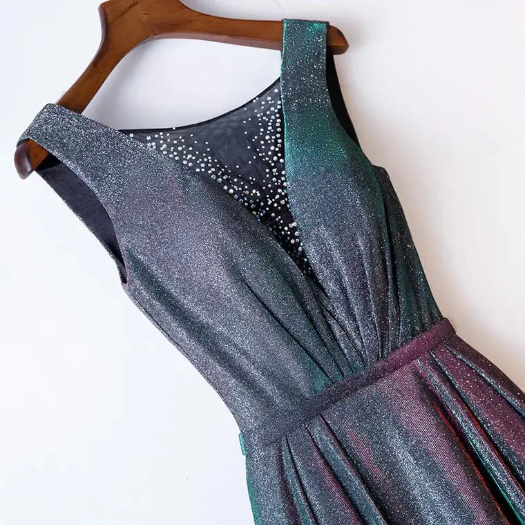 The Cailey Iridescent Sleeveless Gown