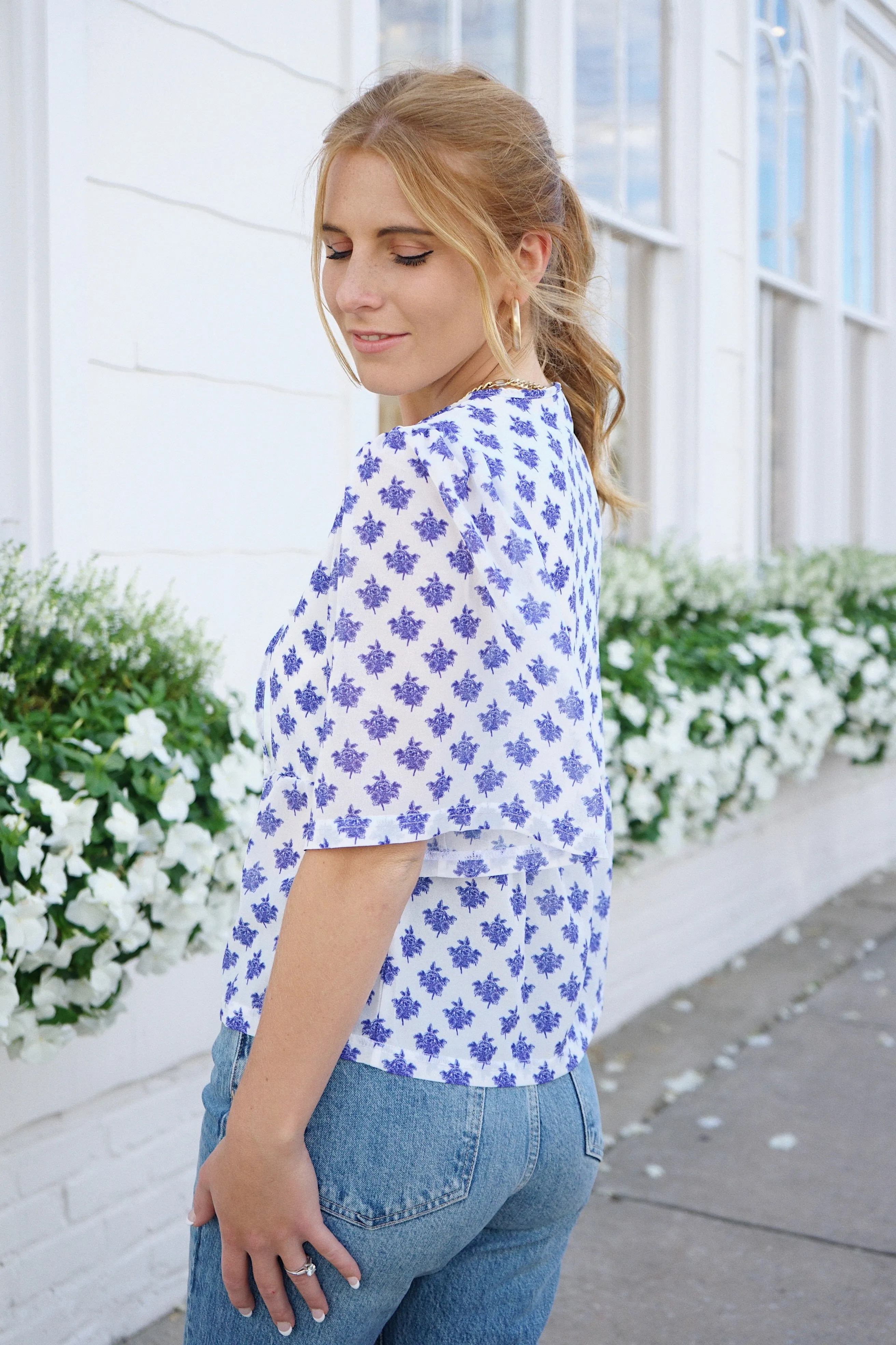 The Livie Top - Fiore Dot