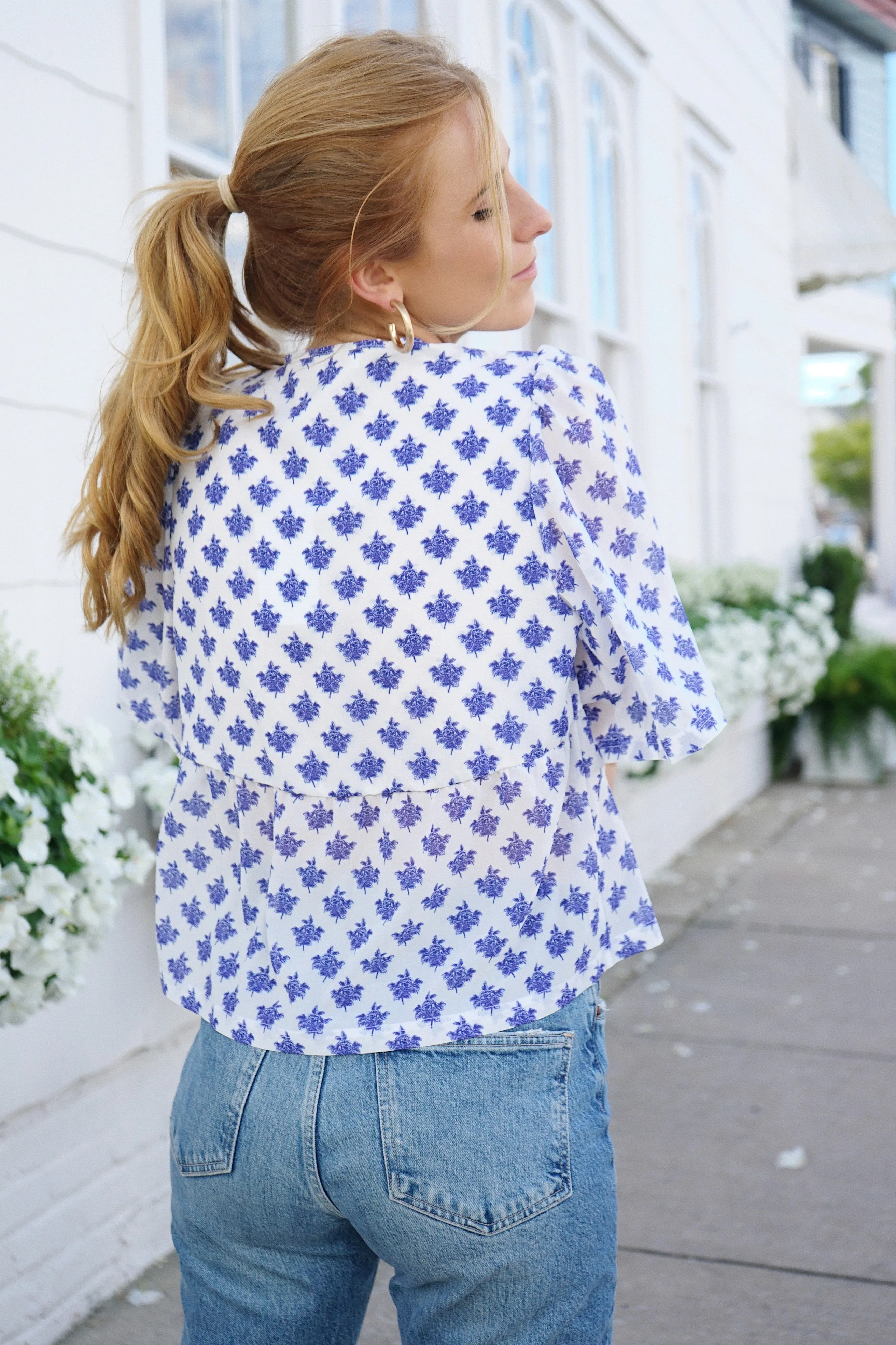 The Livie Top - Fiore Dot