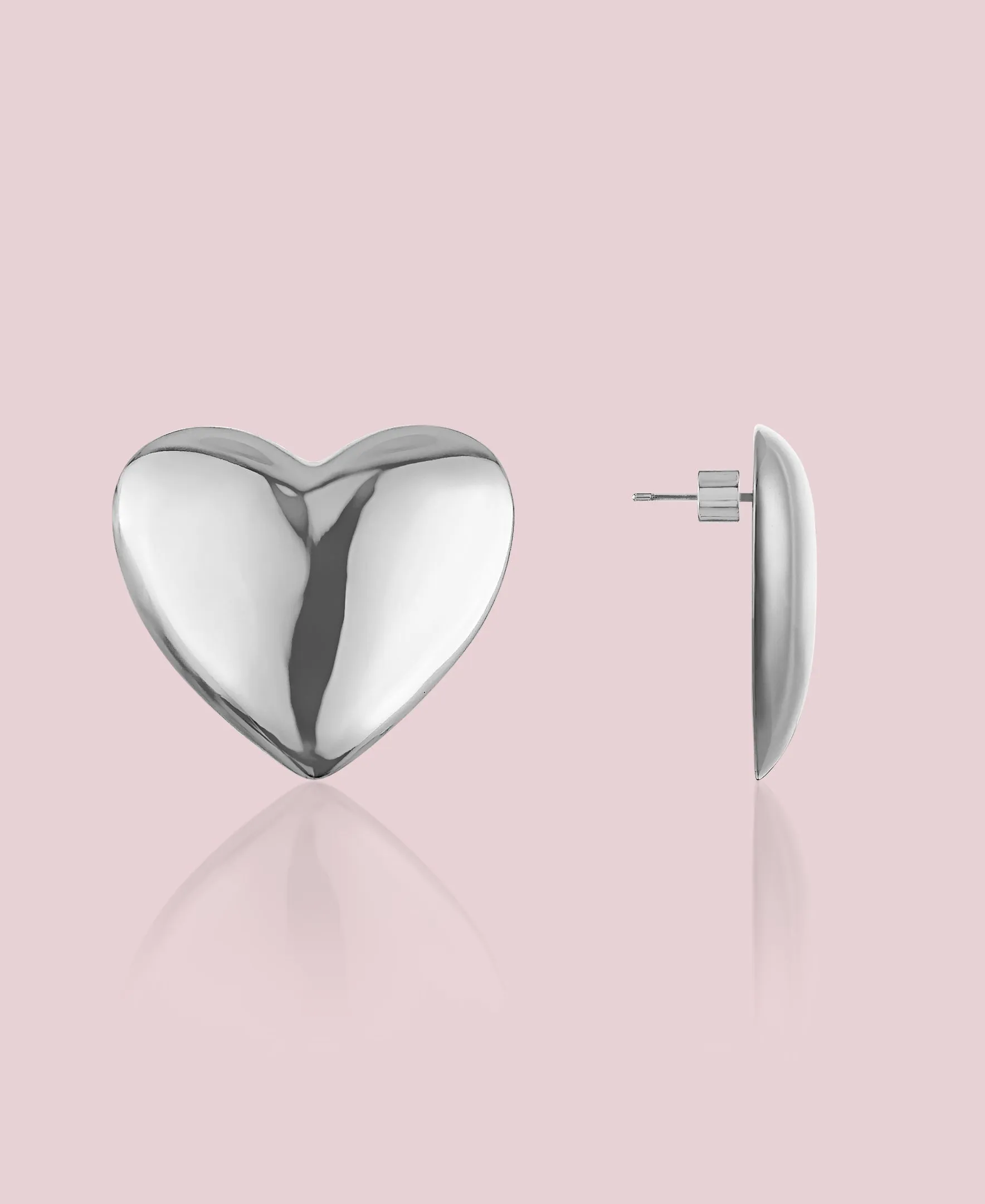 THE OKAN EARRINGS- HEART SHAPE