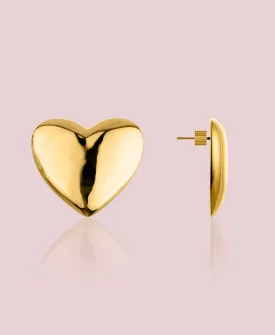 THE OKAN EARRINGS- HEART SHAPE